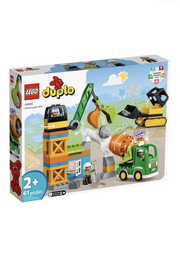 коляска детская игрушечная: Конструкторы Lego duplo 10990 «Строительная площадка» новый, оригинал