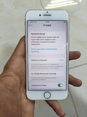 iphone sr: IPhone 7, 32 GB, Rose Gold, Barmaq izi — 3