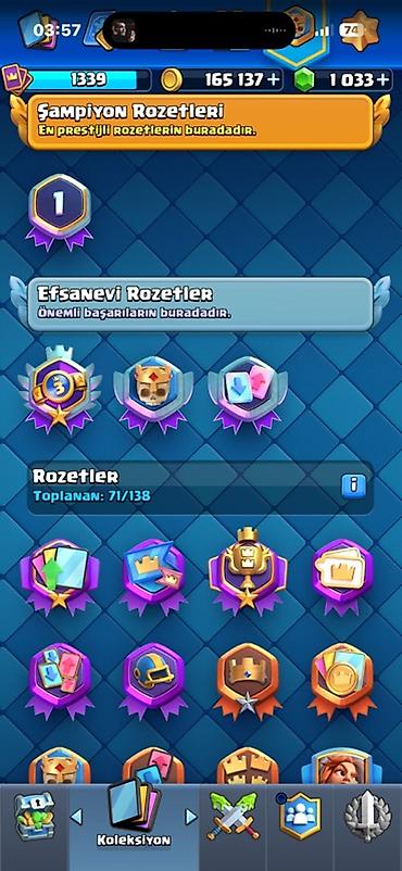 İdman və hobbi: Clash Royale hesabı – güclü trofey və zəngin kolleksiya - Kupa Yolu — 9