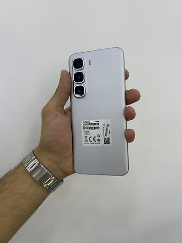 Мобильные телефоны и аксессуары: Infinix Hot 60 Pro+, 256 ГБ, цвет - Серебристый, Сенсорный — 6