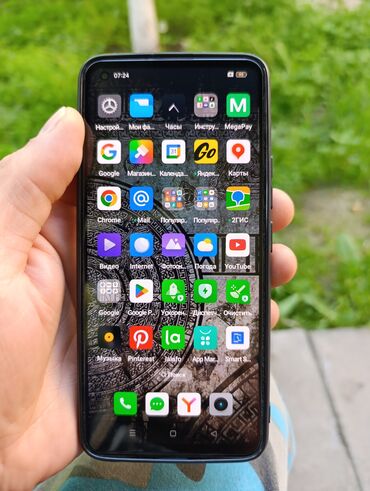 Realme: Realme 8, Б/у, 128 ГБ, цвет - Черный, 2 SIM