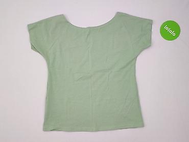 bluzki basic z dekoltem v: T-shirt damski, rozmiar S — 3