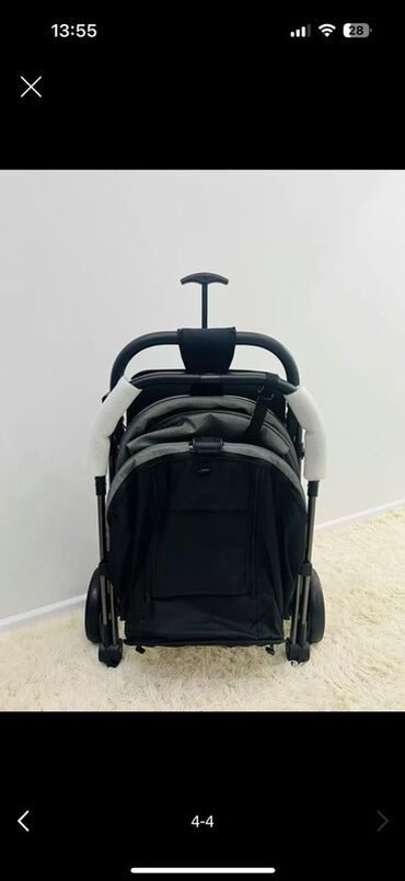 прогулочная коляска cybex бу: Коляска, цвет - Черный