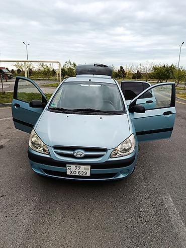 hyundai getz starter: Hyundai Getz, açıq mavi rəng, 5 qapı, şəhər üçün ideal kompaktafto — 1