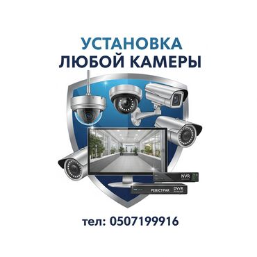 регистратор видеонаблюдения: Установка любой видеокамер