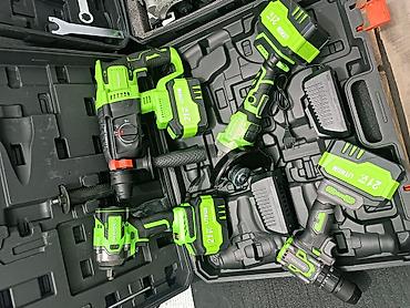 Наборы электроинструментов: Многофункциональный набор аккумуляторного электроинструмента 21V — 13