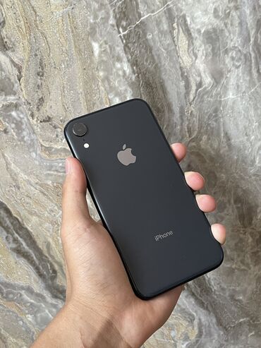 телефоны цена: IPhone Xr, Б/у, 128 ГБ, Черный, Защитное стекло, Чехол, 77 %