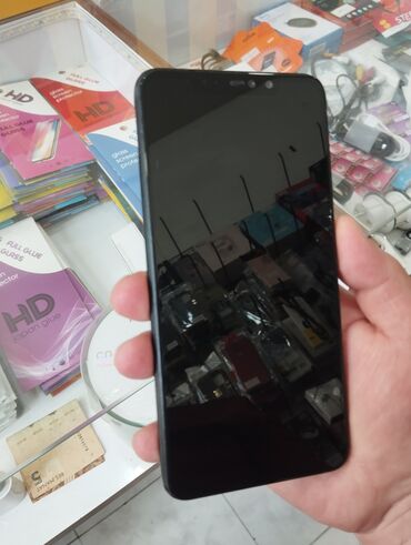 3 sim kartlı telefonlar: Xiaomi Redmi Note 6 Pro, 32 GB, rəng - Qara, 
 Barmaq izi, İki sim kartlı, Face ID