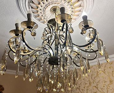 bezek: Çılçıraq, 8 lampa, Metal — 1
