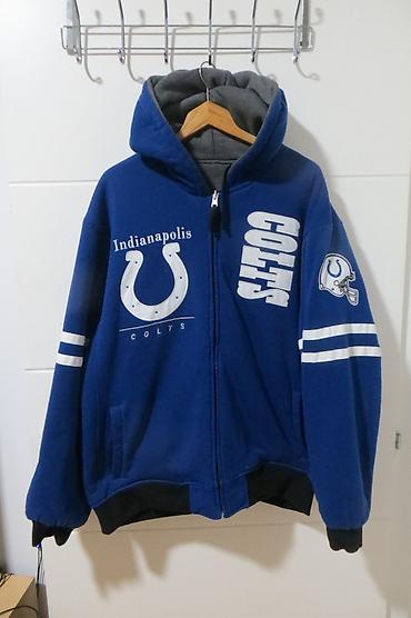 Duksevi: Dvoslojna/reverzibilna hoodie jakna Indianapolis Colts - Zvanična NFL — 1