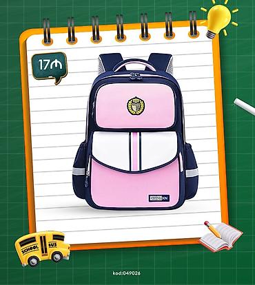 mekteb çanta: 🎒MƏKTƏBLİ ÇANTALARI 1. Minimalist Müasir Çanta (Kod: 048567) ❌İlkin — 8