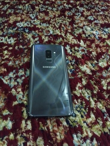 samsung тел: Samsung Galaxy S9 Plus, Б/у, 128 ГБ, цвет - Серый, 2 SIM