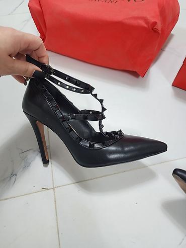 бут киим: Туфли, 38, Valentino, Колдонулган, түсү - Кара, Акылуу жеткирүү, Өзү алып кетүү — 5