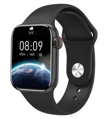 nabi smart watch: Smart saat, Apple, Sensor ekran, rəng - Qara