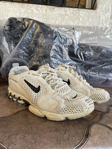 roshe run: Мужские кроссовки, 42, 42.5, 43, Б/у, цвет - Бежевый, Самовывоз — 2