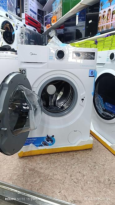 Стиральные машины автомат: Стиральная машина автомат, Новый, Midea, До 8 кг, Фронтальная, Оптом — 15