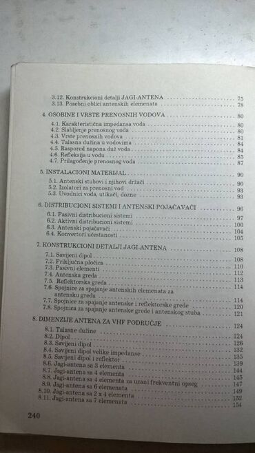 Knjige i stripovi: Tehnička knjiga: TV UKT i satelitske antene 1991. 261 str. Tehnička — 9