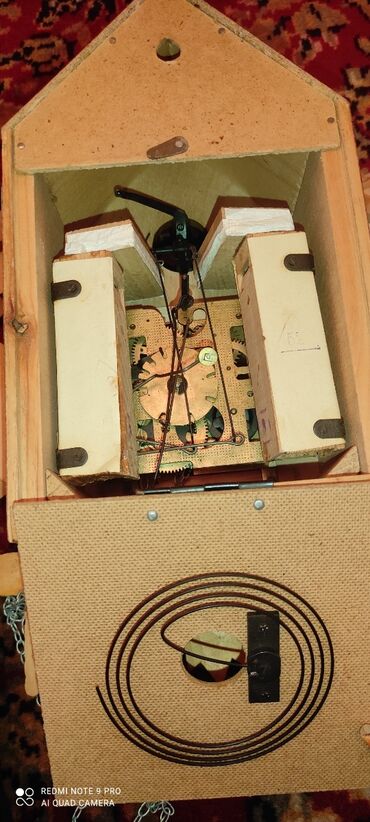 Əntiq saatlar: Kukushka saat.Винтажные механические Советские часы Кукушка — 4