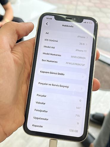 Apple iPhone: IPhone 11, 128 GB, Ağ, Face ID -da lalafo.az — 9 Apple iPhone: IPhone 11, 128 GB, Ağ, Face ID — 9