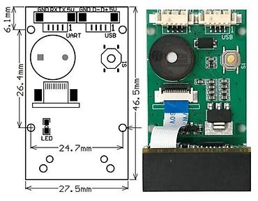3d scaner: GM67 1D/2D USB UART Barkod Skaner Modulu – QR Kod Oxuyucu Peşəkar — 3