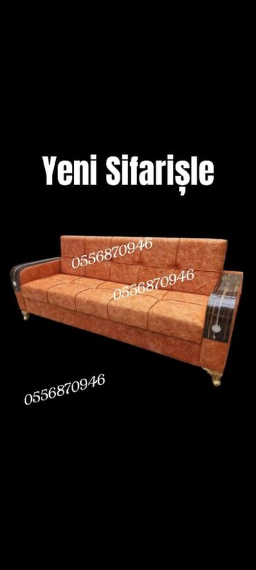 Sifarişlə divanlar: Di̇van-kravat, Qonaq otağı üçün, Parça, Bazalı, Açılan, Kitab — 6