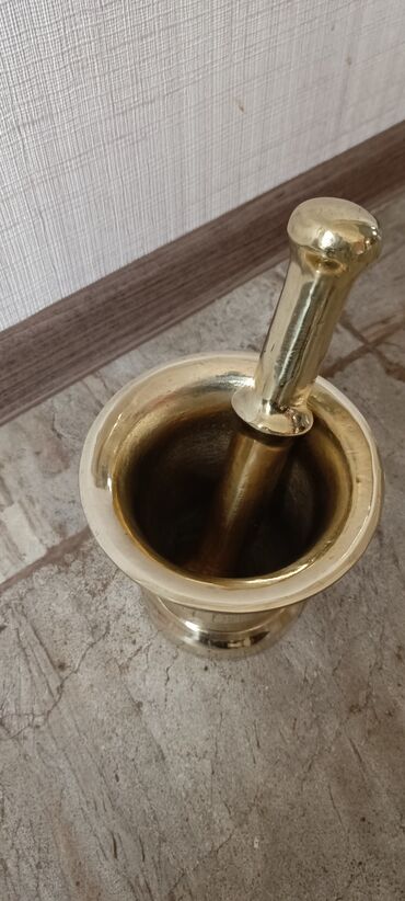 Əntiq qablar: Qədim,bronz,bürünc həvəngdəsti.Super vəziyyətdə.5 kq.Qiymət sondur! — 7