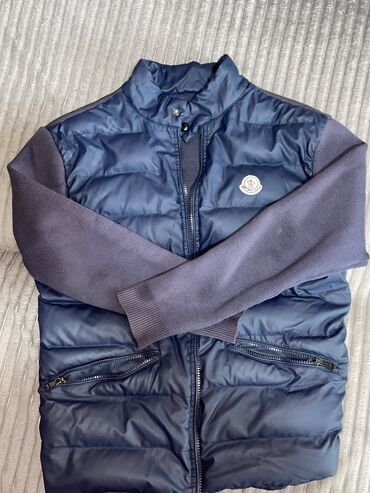 мужское пальто черное: Мужская куртка, Moncler, Б/у