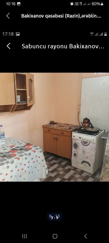 Uzunmüddətli kirayə evlər: 55 kv. m, 2 otaqlı, Telefon, Qaz, İnternet -da lalafo.az — 3 Uzunmüddətli kirayə evlər: 55 kv. m, 2 otaqlı, Telefon, Qaz, İnternet — 3