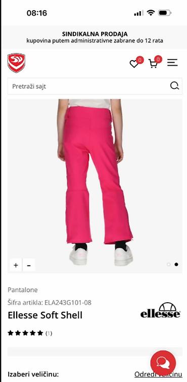 baletanke deichmann: Nove Ellesse kvalitetne softshell ski pantalone, za devojčicu 6 — 2