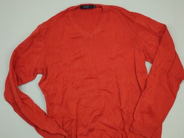 czarne t shirty damskie w serek: Sweter, XL (EU 42), condition - Good