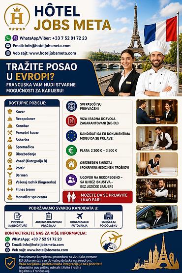 dodatni poslovi: Tražite posao u Evropi? Francuska nudi prave mogućnosti za karijeru! — 1