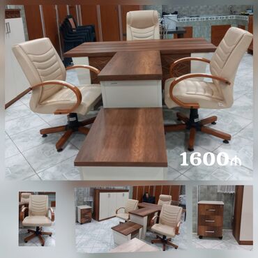 Çox az işlənmiş Ofis mebeli 1600₼ təcili satılır baha alınıb alan