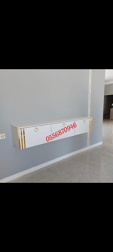 termo tumba: Yeni, Düz TV altlığı, Polkalı, Laminat, Azərbaycan — 9