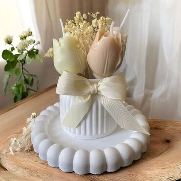 Fiqurlar: Fiqur, Gips, rəng - Ağ — 27