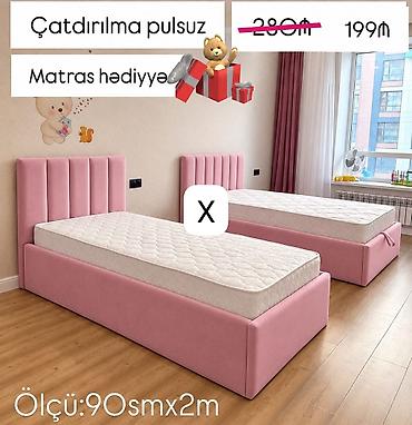 Uşaq/yeniyetmə otağı üçün zövqlü tək çarpayı - Rəng: pudra-çəhrayı - lalafo.az -da Uşaq/yeniyetmə otağı üçün zövqlü tək çarpayı - Rəng: pudra-çəhrayı -