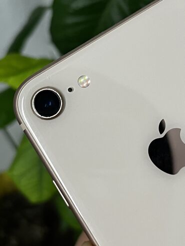 старый телефон мобильный: IPhone 8, 64 ГБ, Rose Gold, Чехол, 95 %