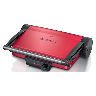 cuqun soba: Bosch TCG4104 Qırmızı Kontakt Qril – 2000W, 3 Rejim, 5 Temperatur — 2