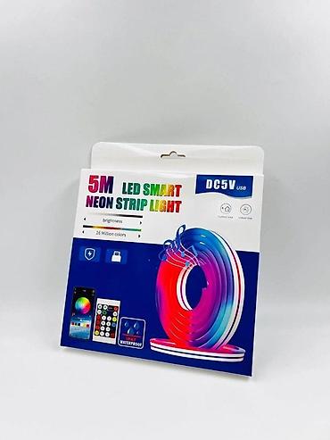 Дом и сад: Led işıq 5 metr LED İşıq 5 Metr – Rəngarəng və Enerji Təhlükəsiz — 3