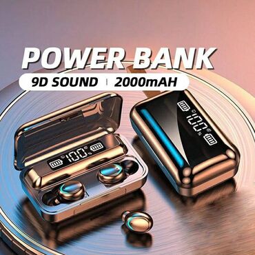 baseus power bank: Bluetooth Qulaqlıq və Power Bank ( ikisi birinde) Təsvir Məhsul