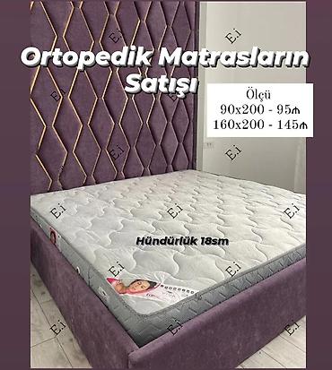 ortopedik kreslolar: Ortopedik matraslar - Ölçülər: • 90x200 – 95₼ • 160x200 – 145₼ - — 1