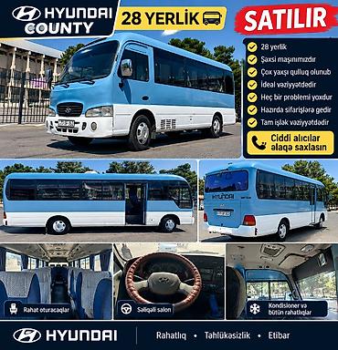 avto satış saytları: Hyundai County: 3.9 l | 2008 il Mikroavtobus — 1