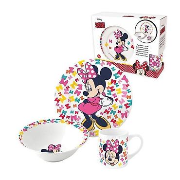 mini bar za pice: Keramički set za užinu Minnie Mouse – 3 dela Opis: - Licencirani — 1