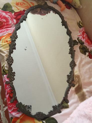 Güzgülər: Güzgü Divar üçün, Oval, Dekorativ, Naxışlı — 1