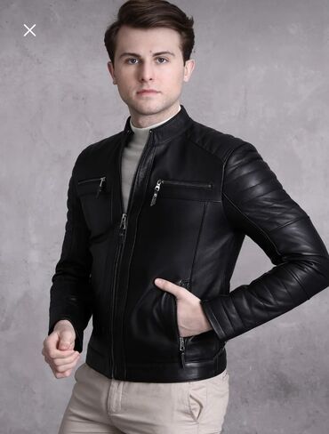 куртка эко кожа: Куртка XL (EU 42), цвет - Черный