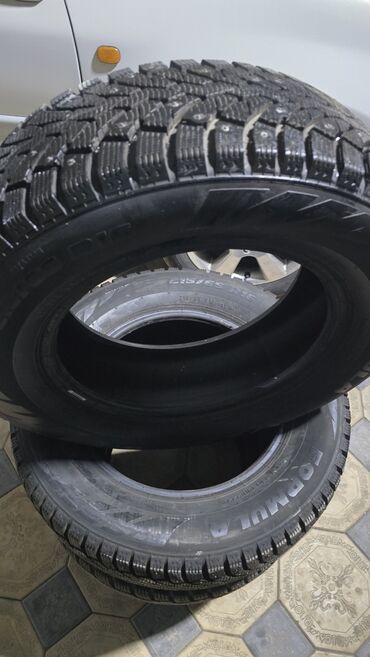 шины р: Шины 215 / 65 / R 16, Зимняя шипованная, Б/у, Комплект, Легковые, Formula