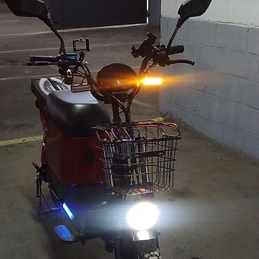 city life: Электроскутер бу (городской e-bike) с педалями и широким набором — 4
