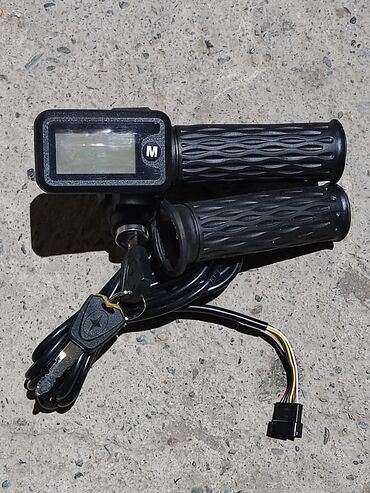 Велозапчасти: Ручка Газа 24v 36v 48v 60v ( монитор + ключ ) для Электровелосипеда