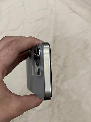 Apple iPhone: IPhone 15 Pro, Б/у, 256 ГБ, Natural Titanium, 88 % — 6