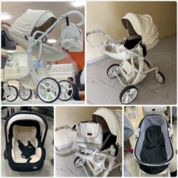 детская надувная горка: Gül ✔️170 man(Həzi Aslanov). Kidilo markalı, ag rəngli uşaq arabası