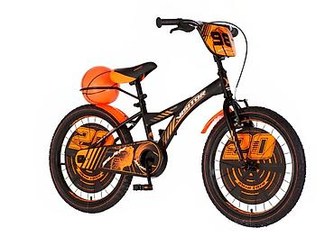 starinski dubak: Bicikl Visitor Kids Basket 20" – crno/narandžasti Šifra proizvoda — 2